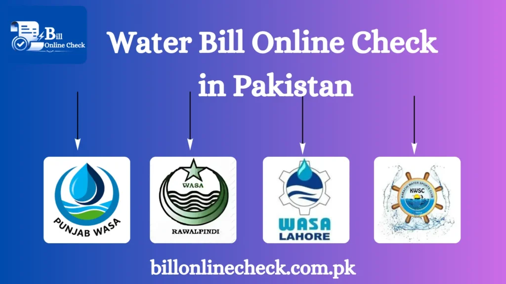 Water Bill Online Check