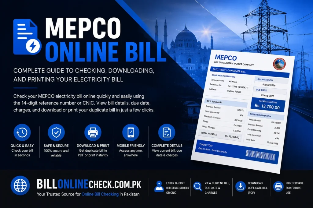 Mepco Bill